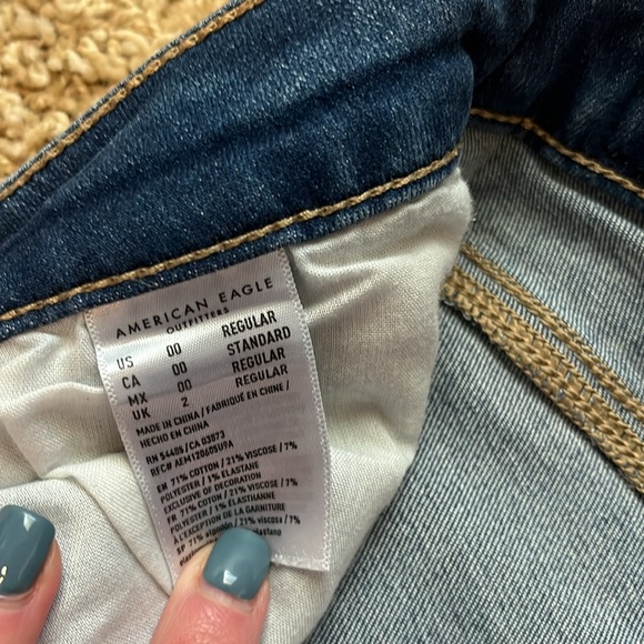 America Eagle jeans. Size 00. Great condition - Picture 4 of 5